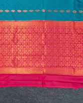 SC4038 - Litchi Silk With Embose And Zari Work